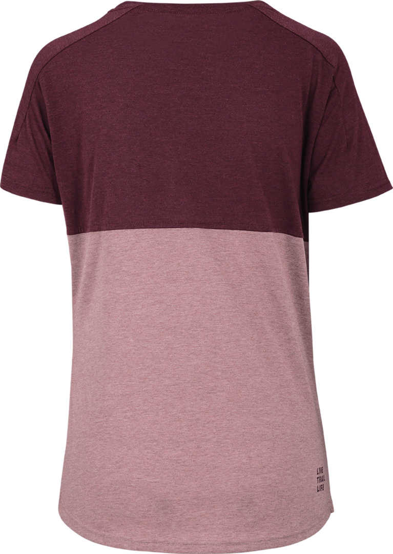 Kids Flow Mountain Tech Tee taupe-raisin – Bild 4