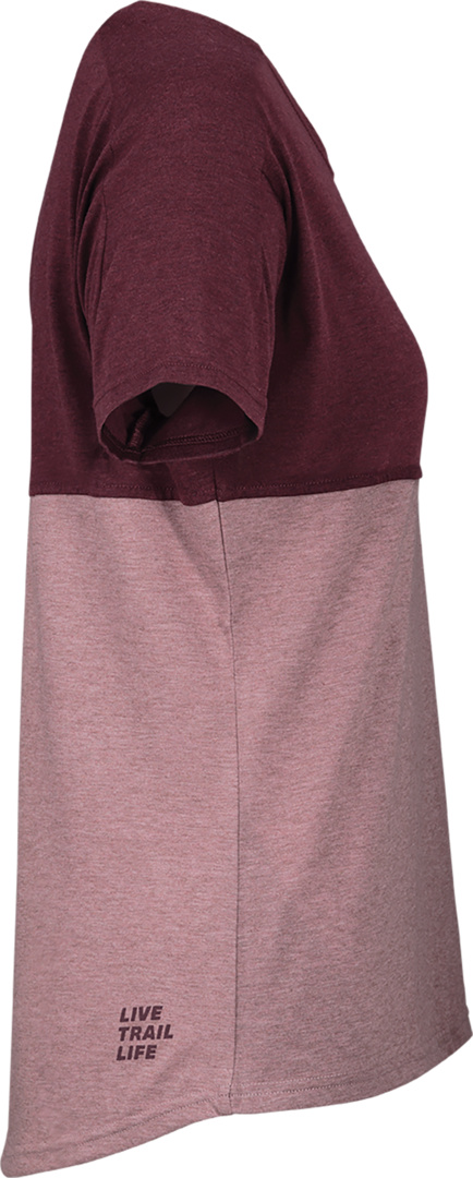 Kids Flow Mountain Tech Tee taupe-raisin – Bild 3