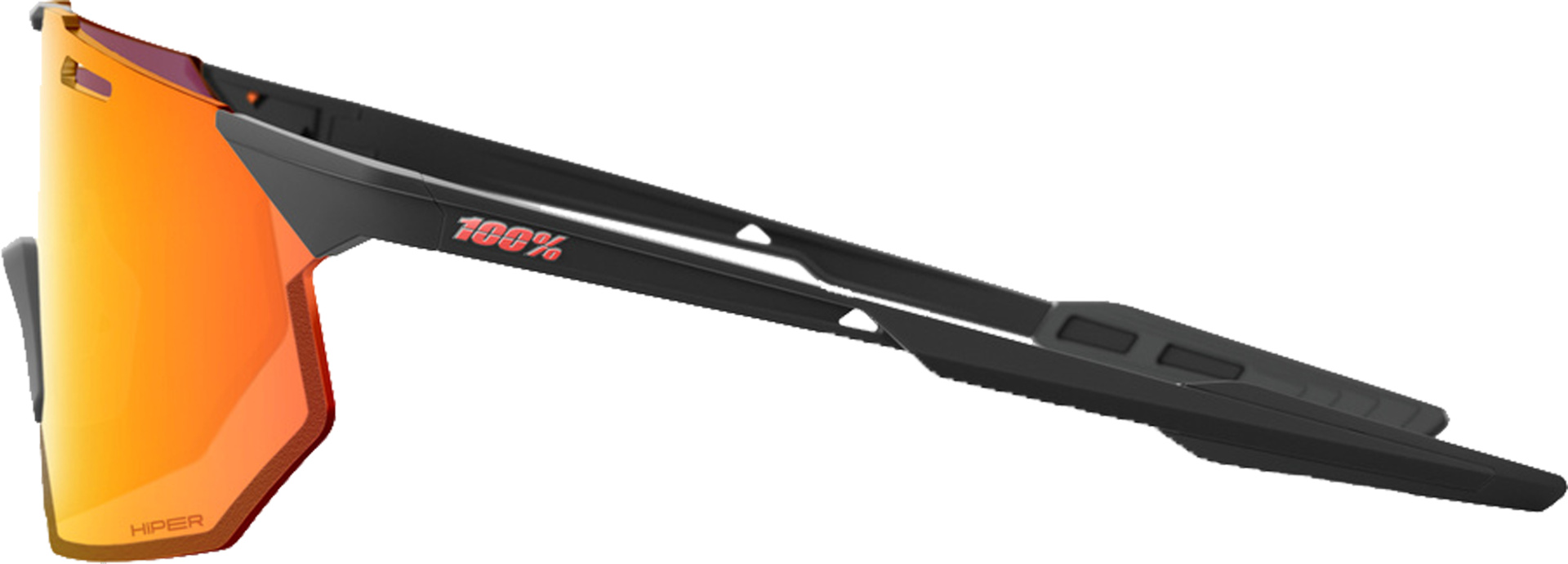 Brille Hypercraft SQ - Soft Tact Black - HiPER Red Multilayer Mirror Lens – Bild 3