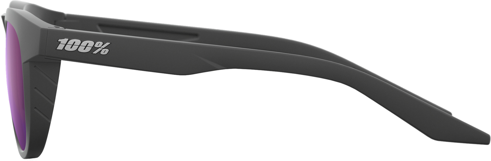 Brille Slent Matte Black Purple Multilayer Mirror Lens – Bild 3