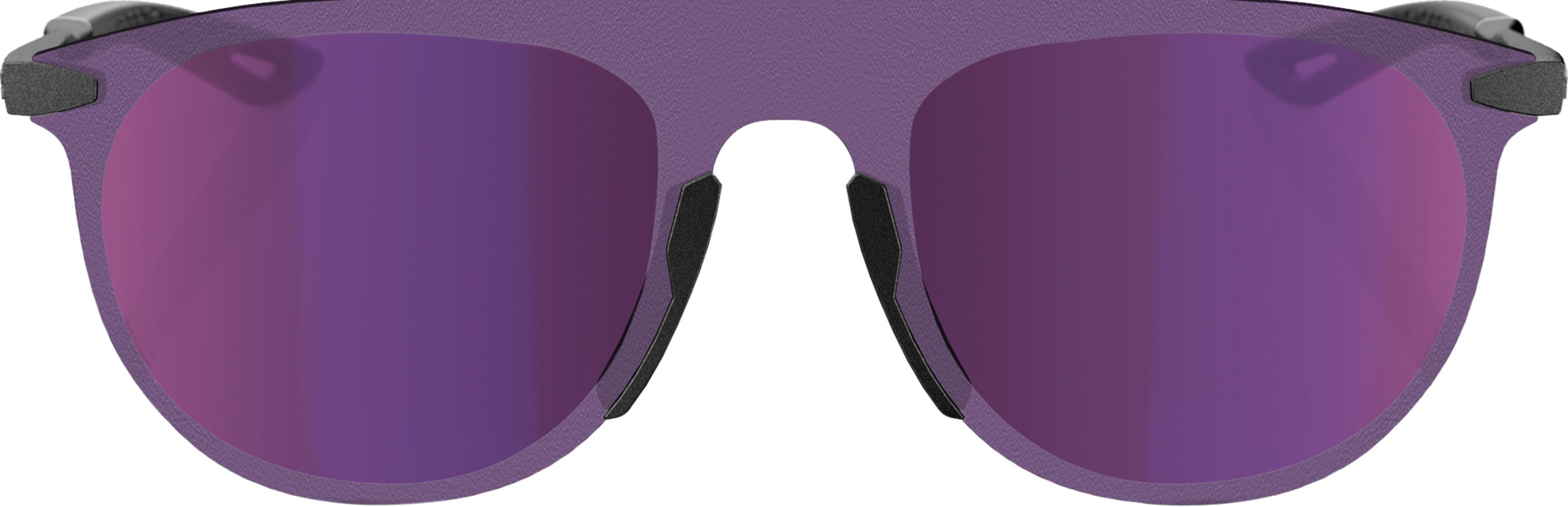 Brille Legere Coil Matte Gunmetal - Purple Multilayer Mirror Lens – Bild 2