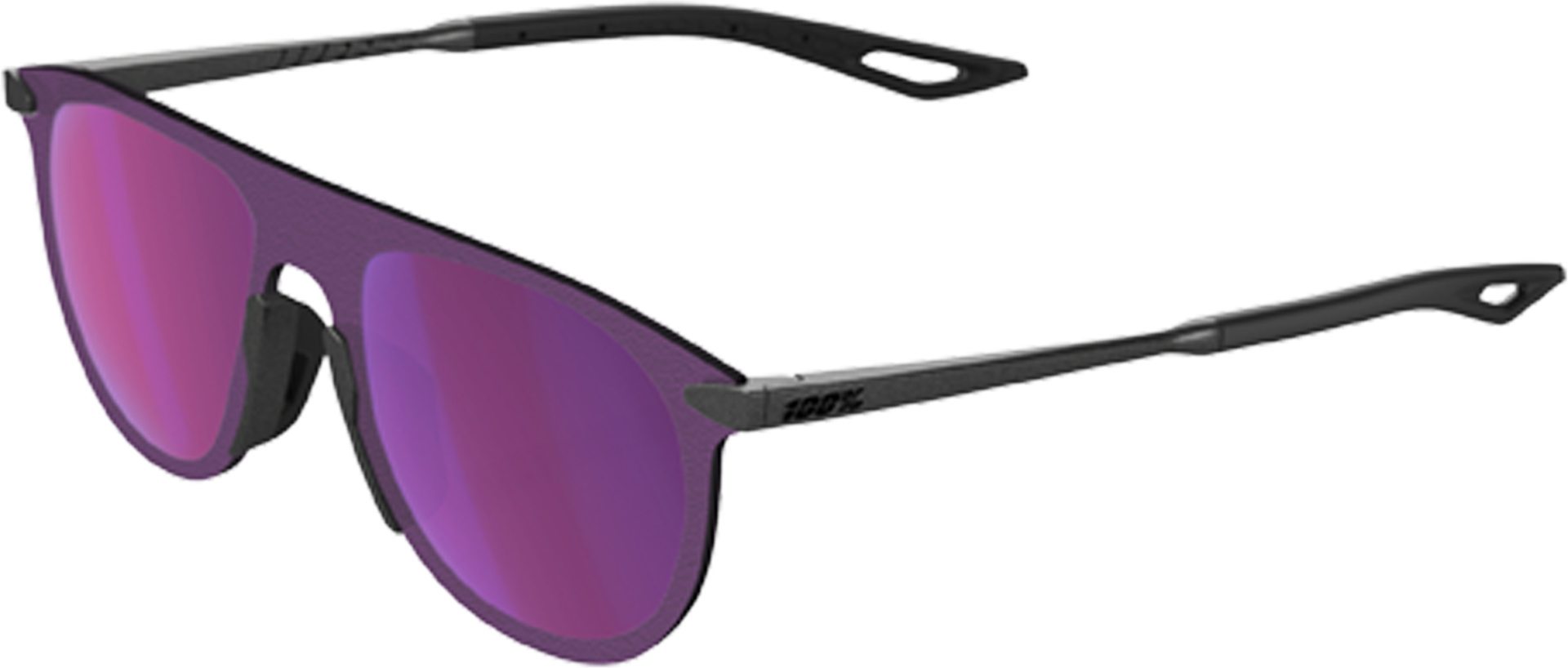 Brille Legere Coil Matte Gunmetal - Purple Multilayer Mirror Lens