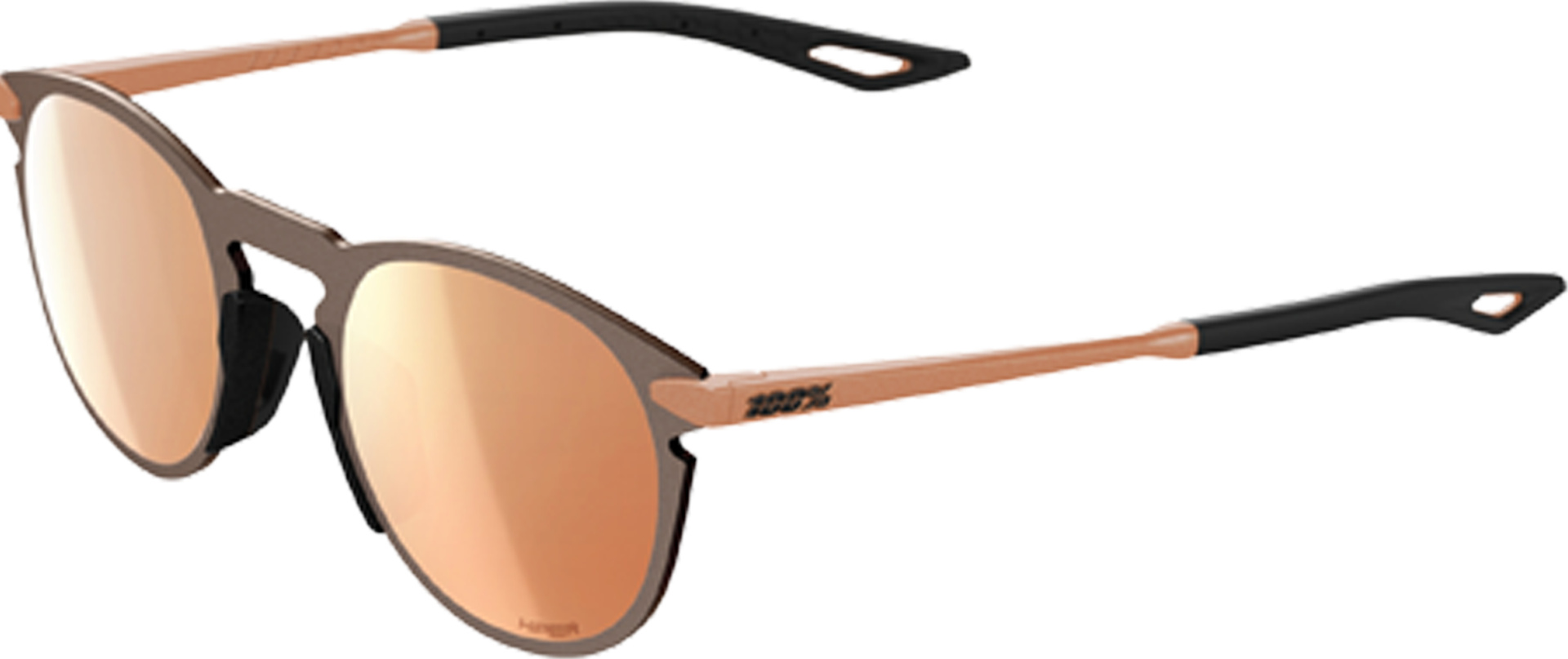 Brille Legere Round Matte Copper Chromium - Hiper Copper Mirror Lens