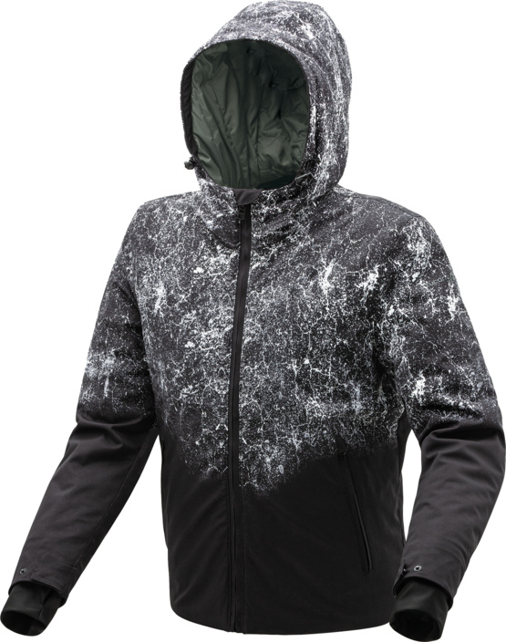 Veste Bormio noir-blanc