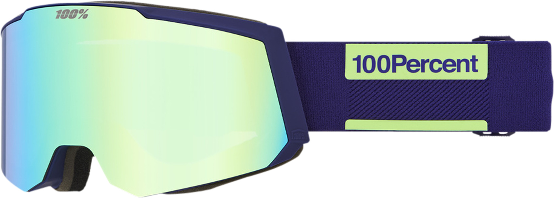 Snowcraft S Hiper Goggle Eggplant - Green Mirror Lens