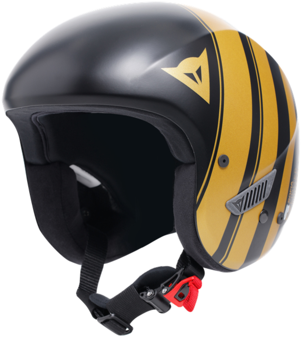 R001 Replica Sofia Goggia Helmet black/gold