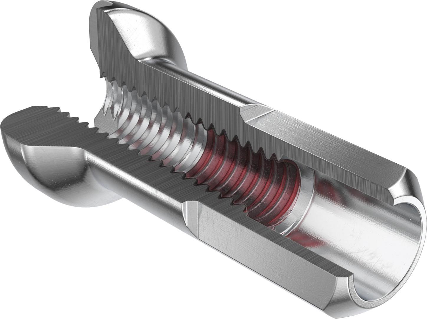 Standard Nippel Messing PL 2.0/12mm, silber, 100 Stk. – Bild 2