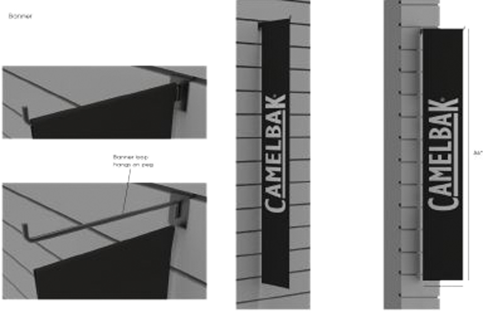 Delineator Banner 2er Pack (Brand Logo)