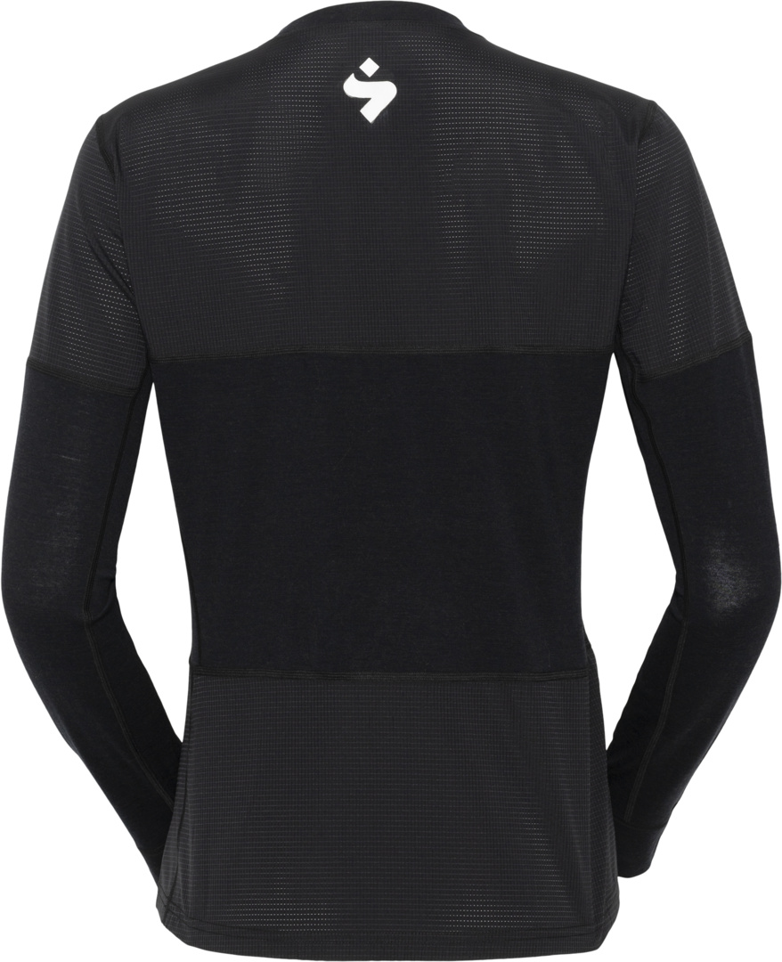 Hunter Merino Hybrid LS Jersey W black – Bild 2