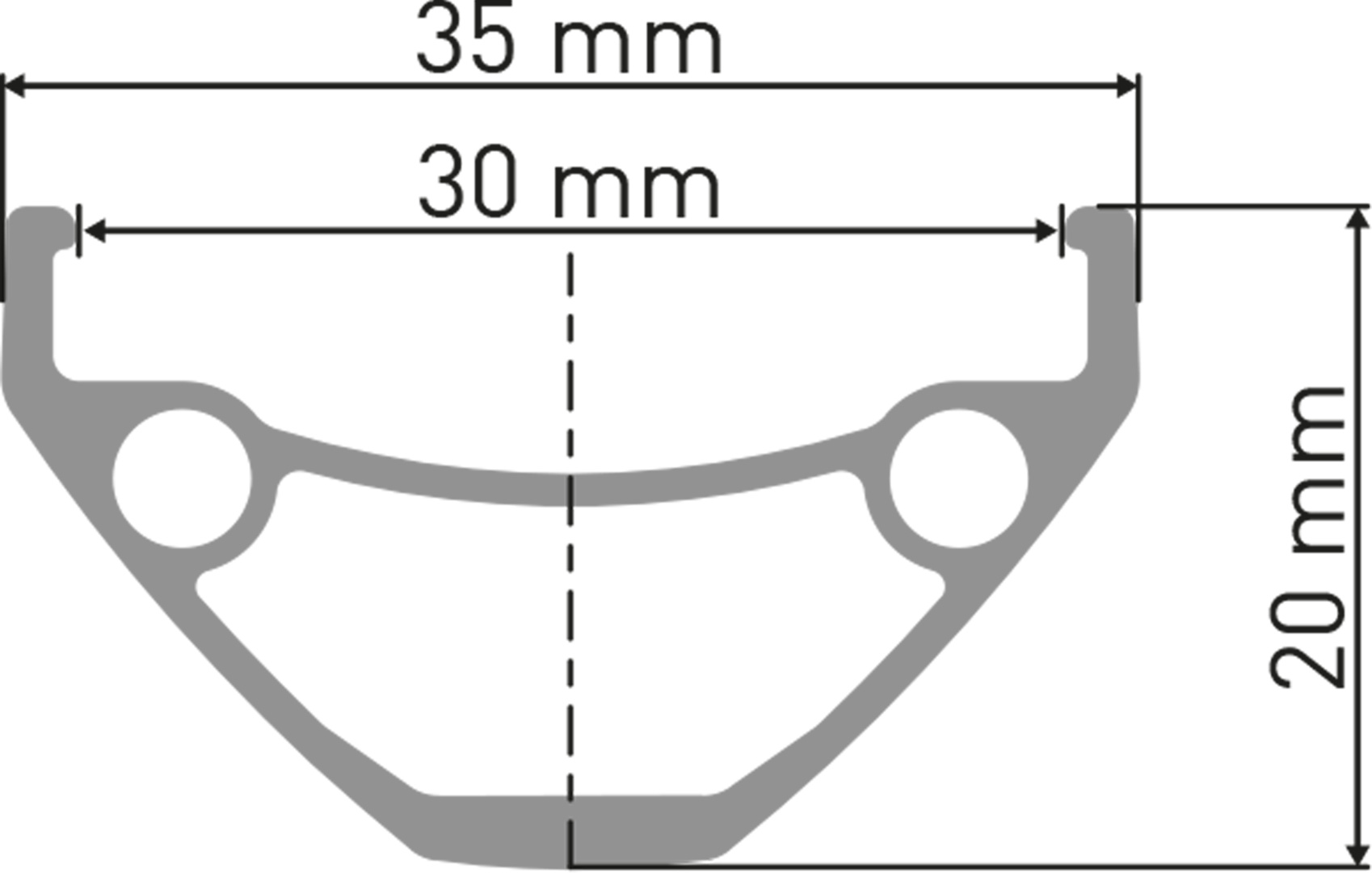 E 593 Felge DB 27.5" 30 28L – Bild 2