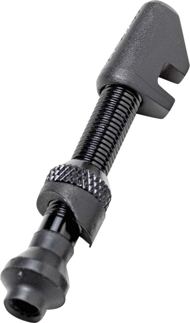 Schlauchloses Ventil Alu Schwarz asymmetrisch