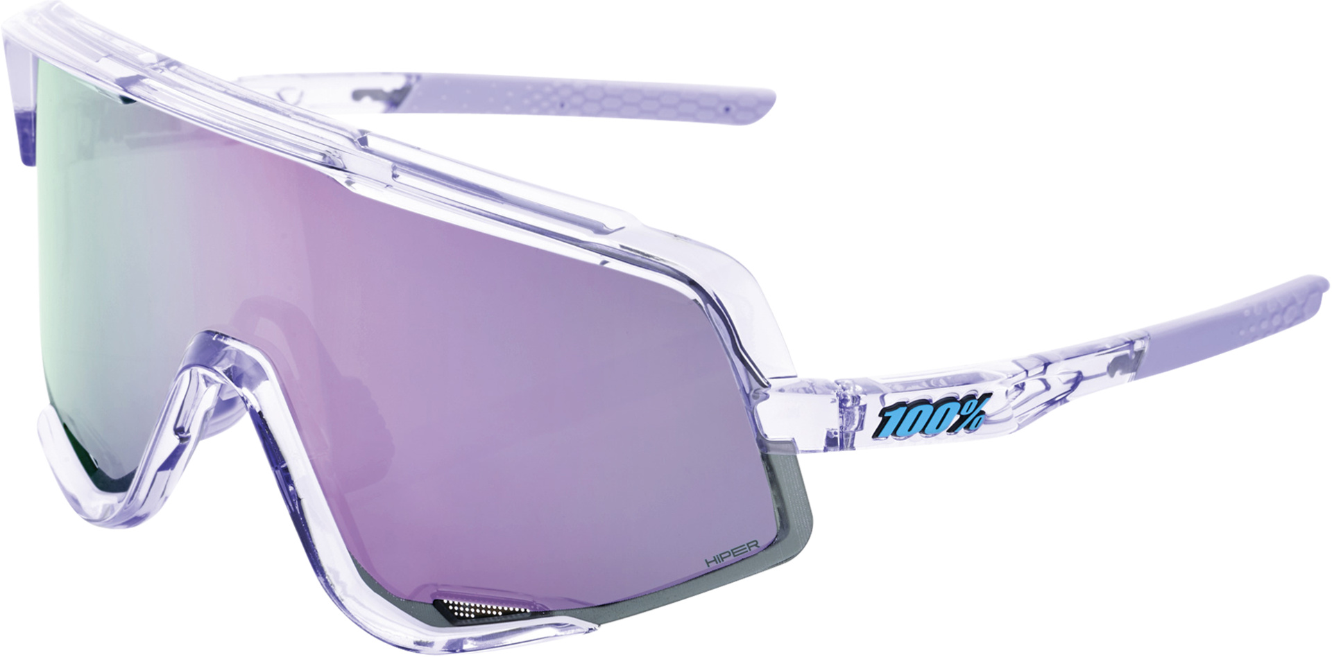 Brille Glendale Polished Translucent Lavender-HiPER Lavender Mirror Lens