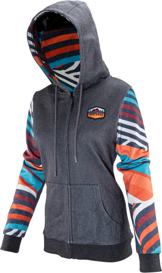 Premium Women Zip-Hoodie stripes – Bild 3