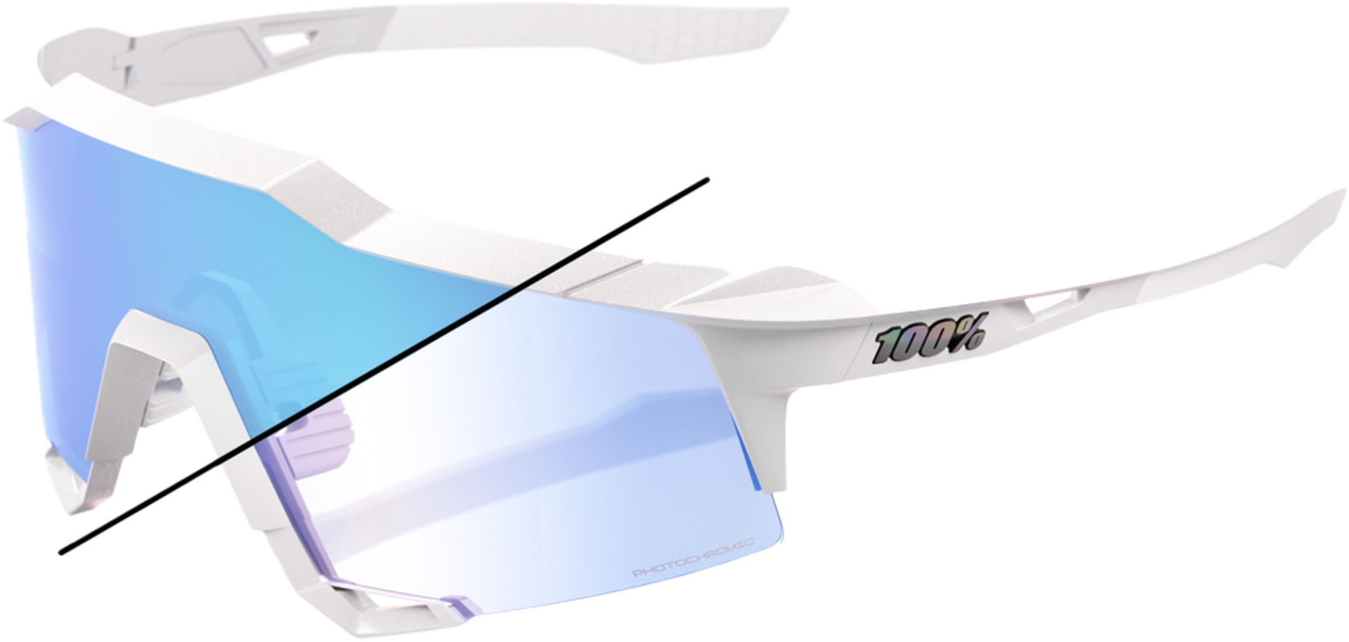 Brille Speedcraft Bastille - Blue Mirror Photochromic Lens
