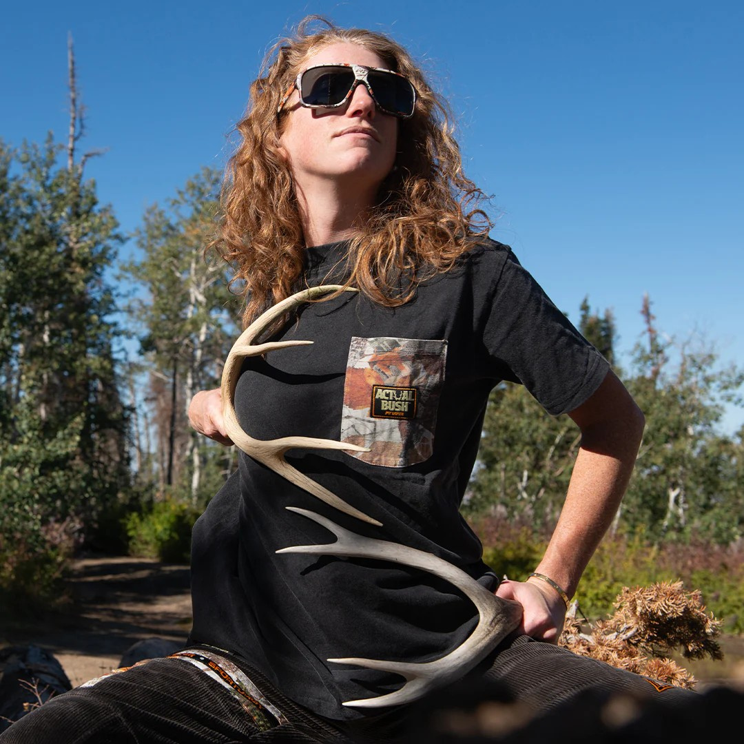 Actualbush Pocket Tee grau – Bild 4