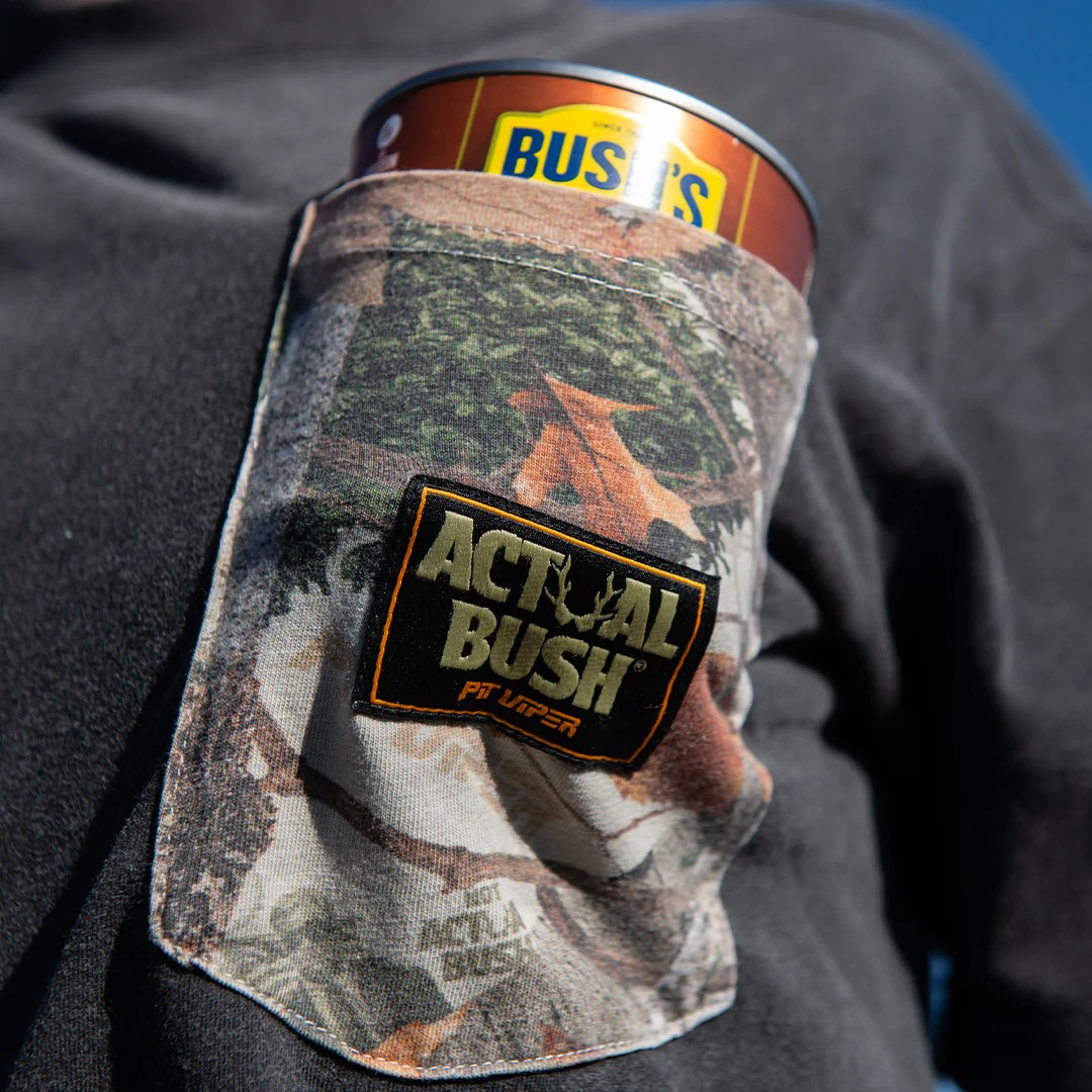 Actualbush Pocket Tee grau – Bild 3