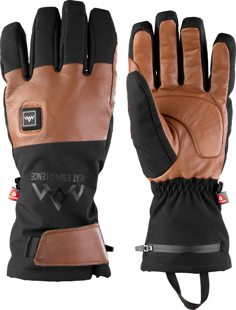 Heated Outdoor Gloves brown/black – Bild 5
