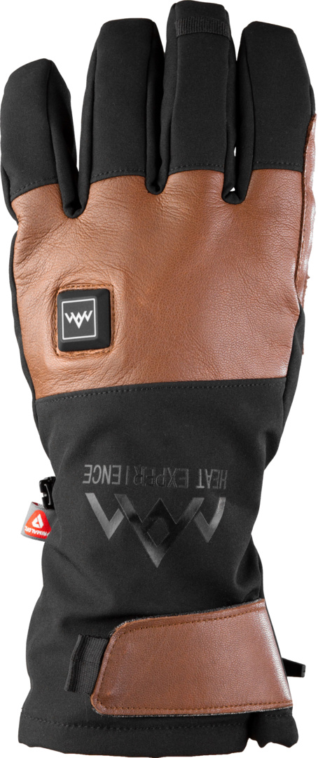 Heated Outdoor Gloves brown/black