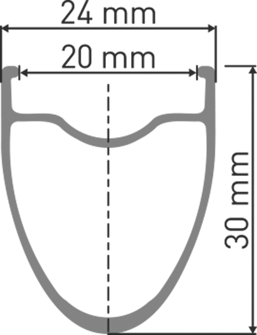 A 1800 SPLINE Laufrad 700C CL 30 100/12 WTS – Bild 2