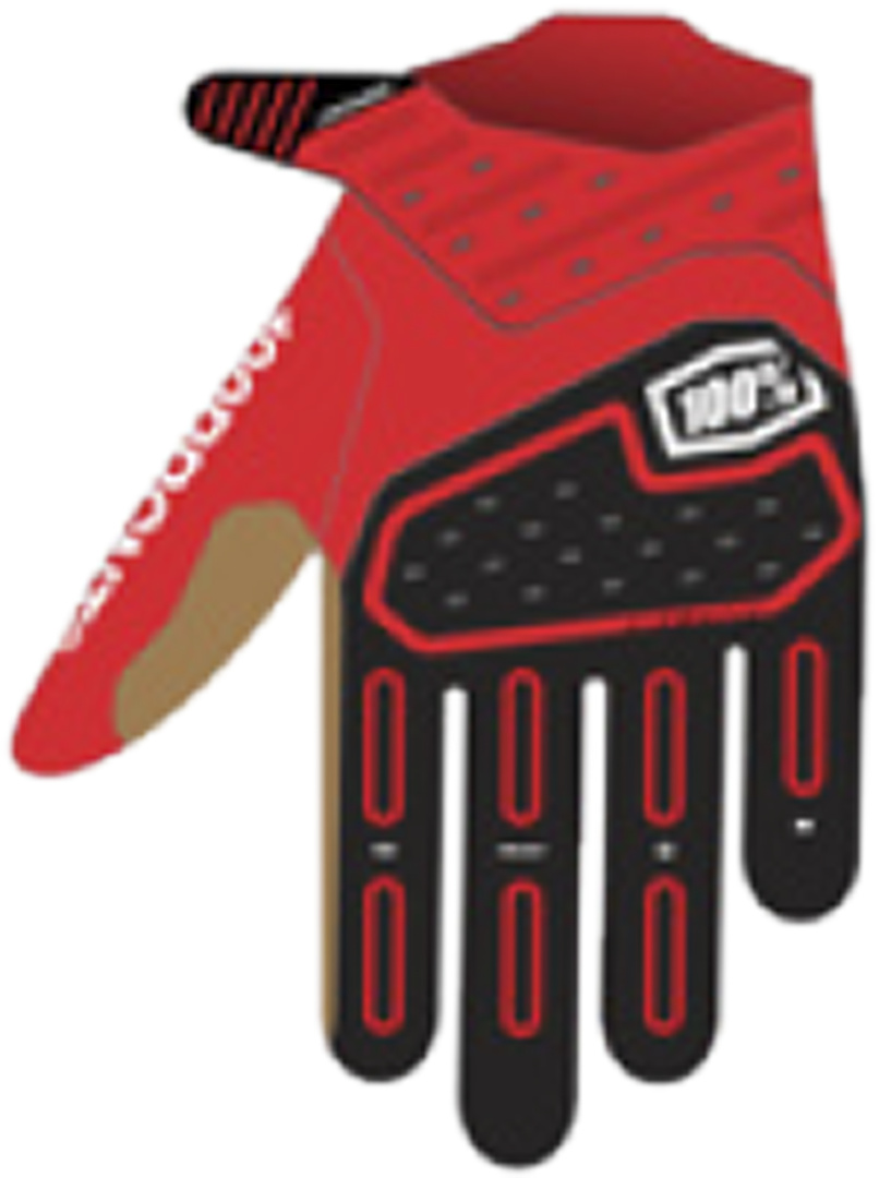 AIRMATIC Youth Gloves red/black