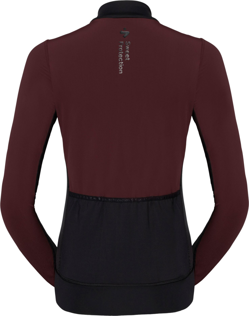 Crossfire Hybrid LS Jersey W dark red – Bild 2