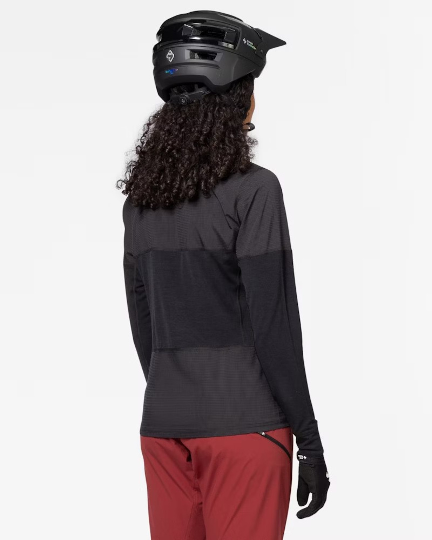 Hunter Merino Hybrid LS Jersey W black – Bild 5