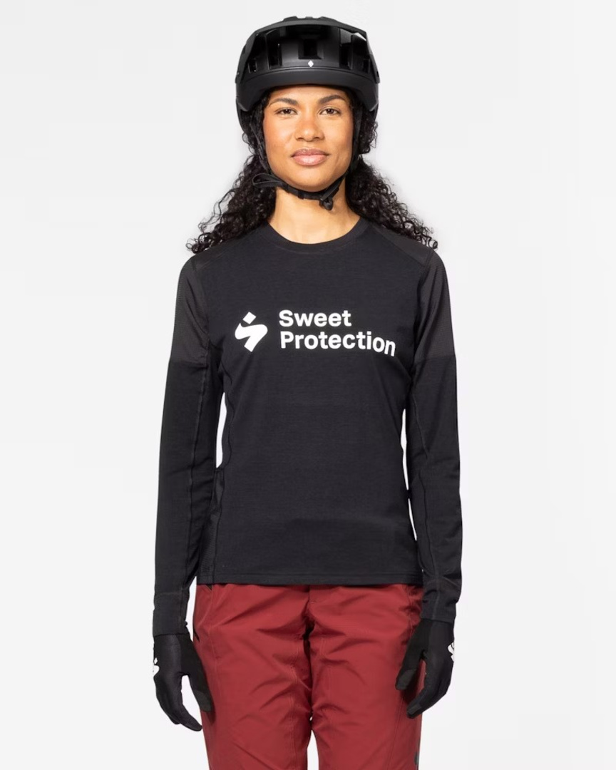 Hunter Merino Hybrid LS Jersey W black – Bild 3