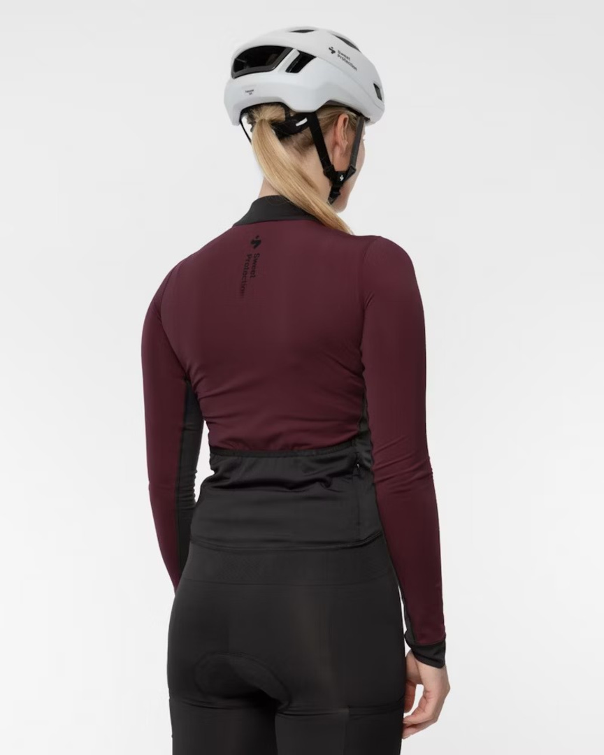 Crossfire Hybrid LS Jersey W dark red – Bild 5