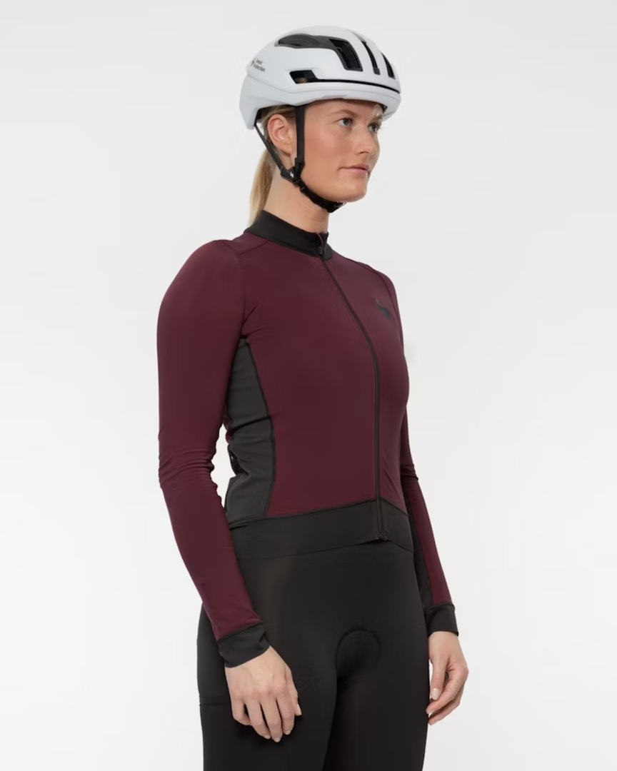 Crossfire Hybrid LS Jersey W dark red – Bild 4