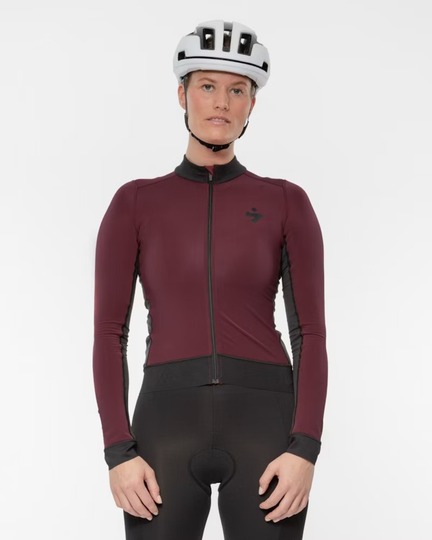 Crossfire Hybrid LS Jersey W dark red – Bild 3