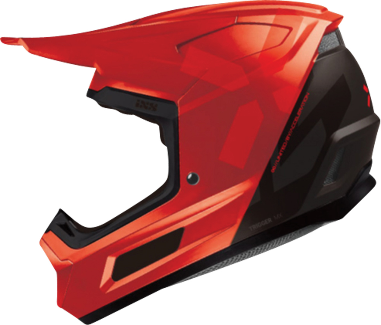 Trigger MX 1.0 MIPS Fullface matte rot-schwarz
