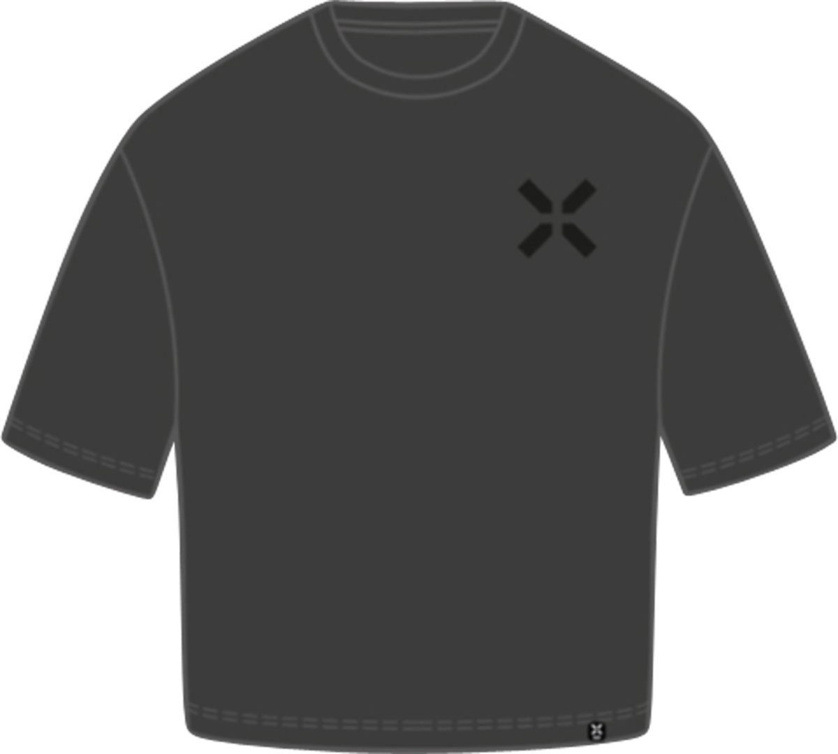 Damen Brand 1.0 Tee schwarz