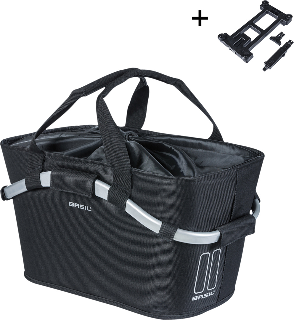 Basil Classic Carry All HR-Korb MIK, schwarz – Bild 2
