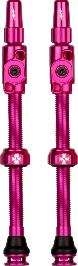 Tubeless Valves Big Bore Lite 100mm Pink