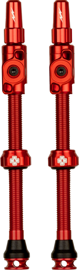 Tubeless Valves Big Bore Lite 100mm Red