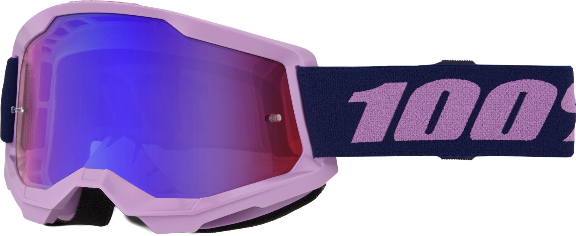 Goggle Strata 2 Purple - Red/Blue Mirror Lens