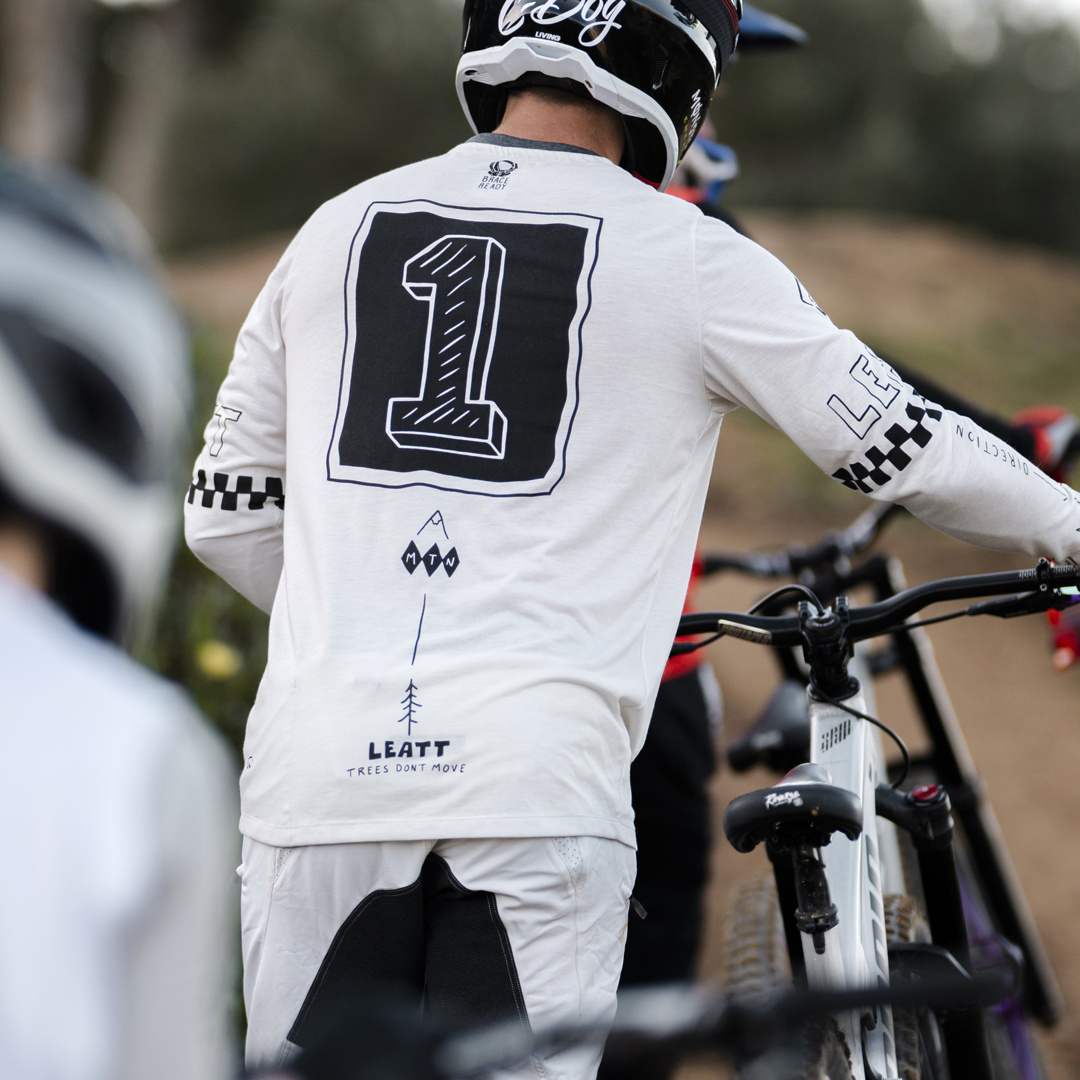 MTB Gravity 3.0 Long Sleeve Jersey cream white – Bild 4