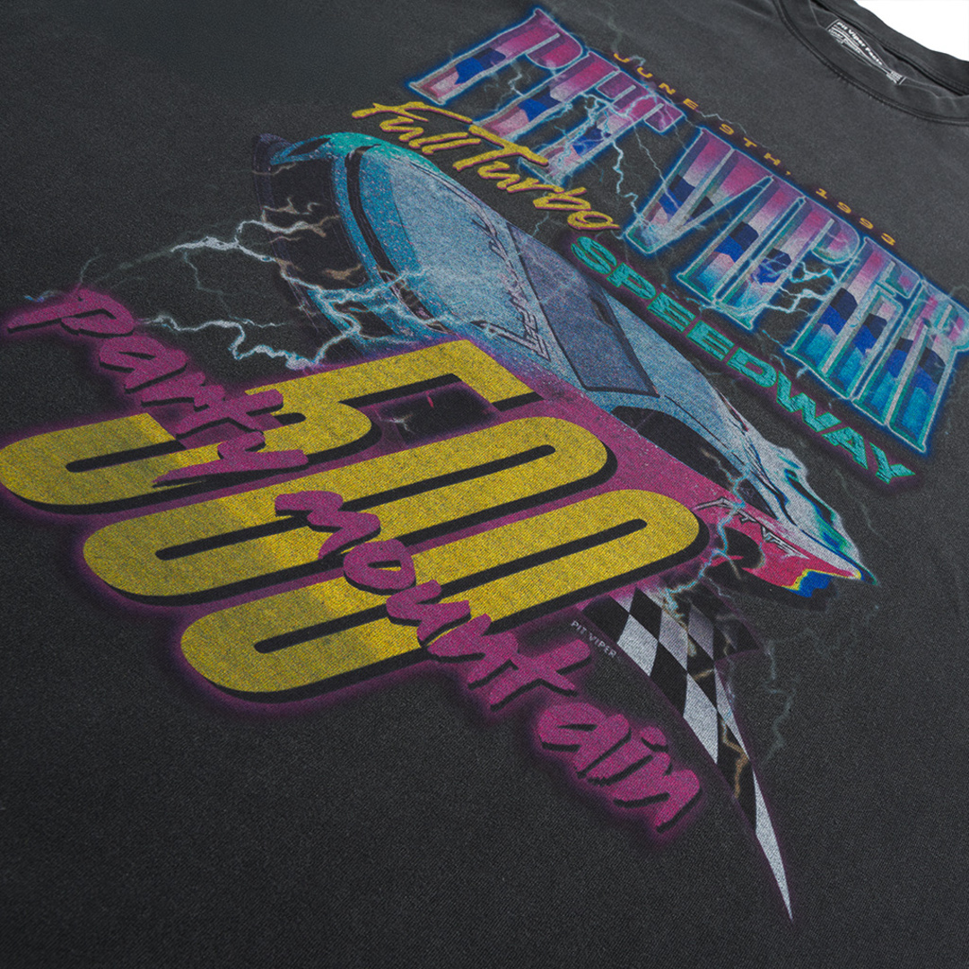 Party Mountain 500 Tee schwarz – Bild 2