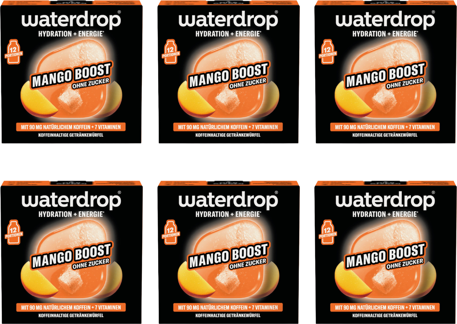waterdrop Microenergy Mango Boost (6x12 Pack)