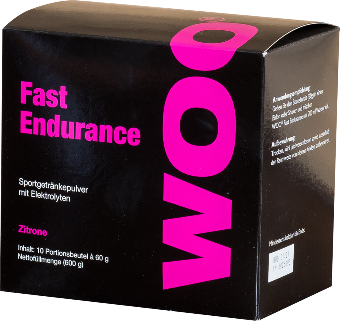 Fast Endurance Zitrone/10X Portionen à60g