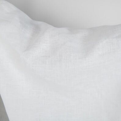 Pieno baltumo tankus lino audinys 150cm pločio