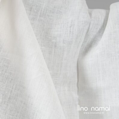Lininis audinys gelsvai baltas