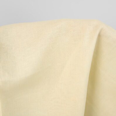 Gelsvai žalsvas lininis audinys tinka drabužiams ir namų tekstilei siūti