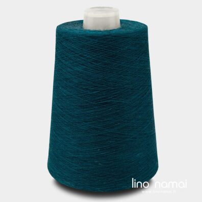 Tamsaus turkio spalvos lininiai verpalai 13(2)