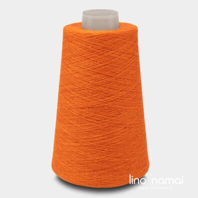 Oranžinės spalvos lininiai verpalai 8(1)