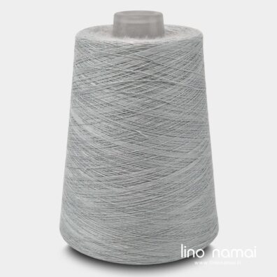 Pilki lininiai verpalai mezgimui, nėrimui