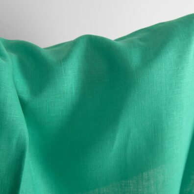 Lininis audinys žalias 150cm pločio