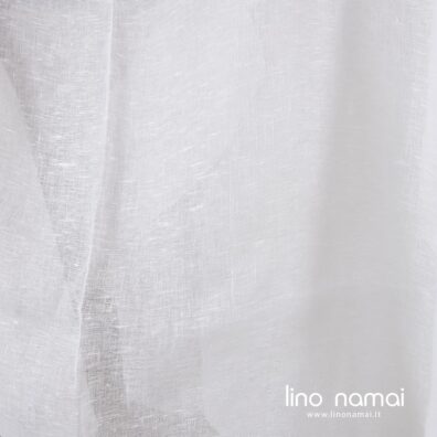 Lininis audinys lengvas retas ryškiai baltas