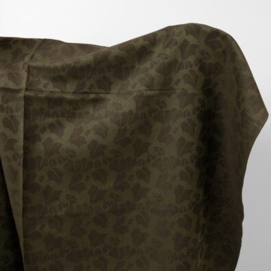 Žalias puslininis žakardinis audinys