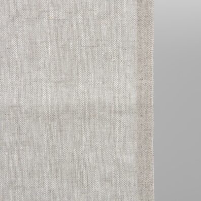 Rankšluostinis lino audinys iš baltų ir natūralios spalvos verpalų, 50cm pločio